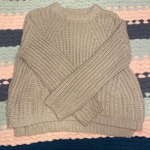 Light Blue Chunky Sweater